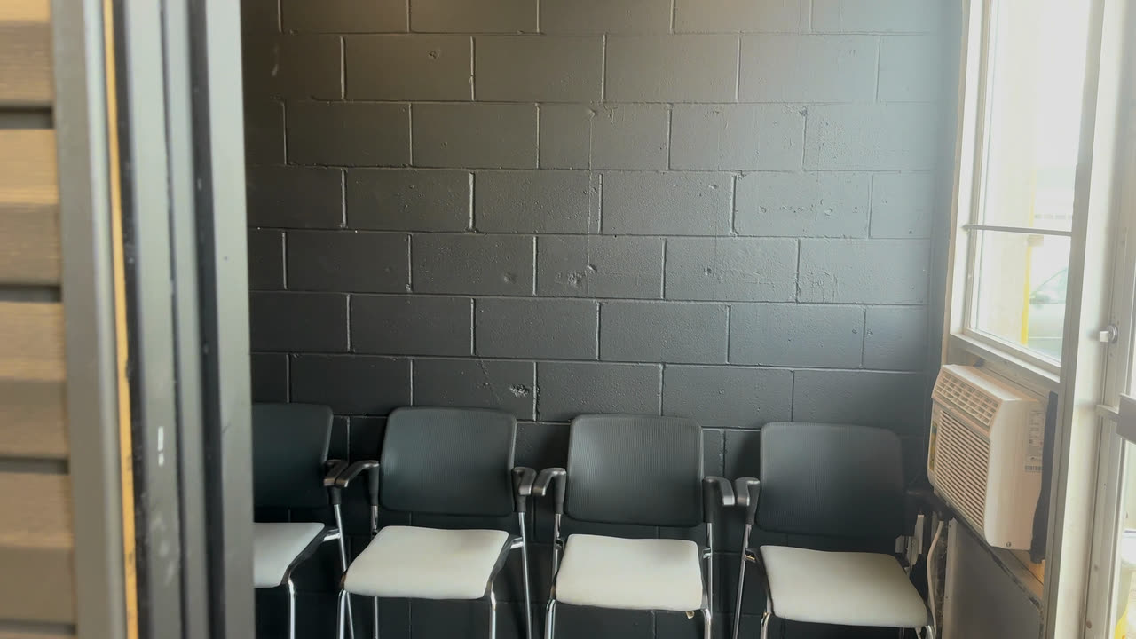Seating in the customer waiting room