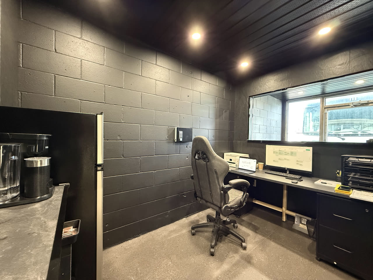 The office desk, where estimates are written up